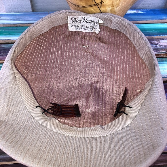 RARE Vintage United Air Mae Hanauer Stewardess Hat